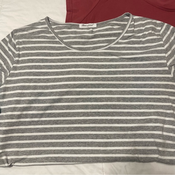 Lot of 3 Classic Side-Ruched Maternity T-Shirts, Like New! XXL - Picture 8 of 9